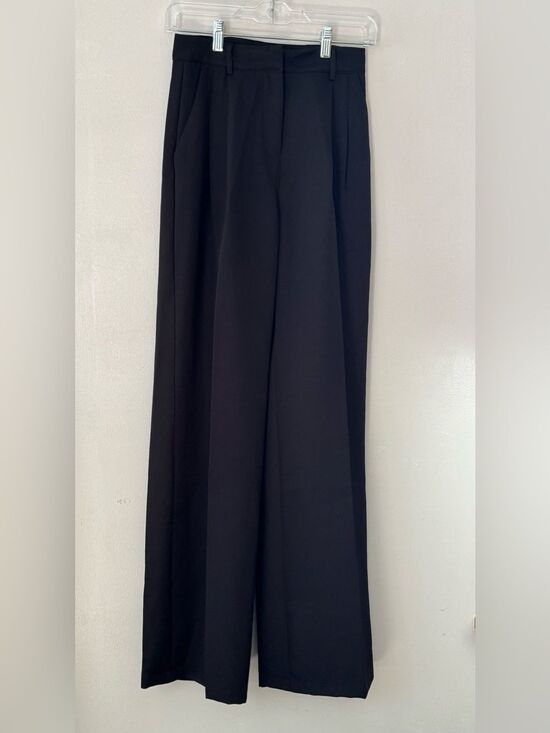 Unbranded Pants - Classic Wide-Leg Black Dress Pants Size Small W26, L33+ NWOT